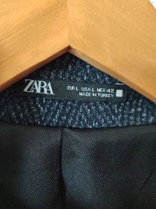 Abrigo Zara Hombre Gris