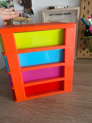 Mini Cajonera Plástico Colores