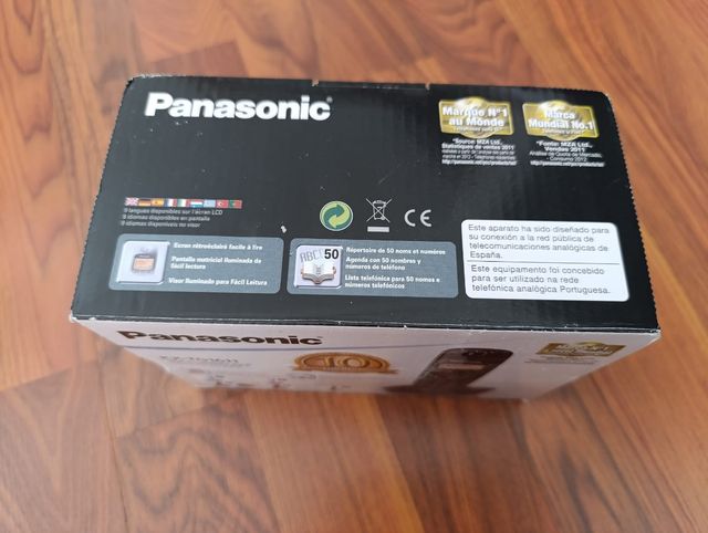 Teléfono Panasonic KX-TG1611 Negro