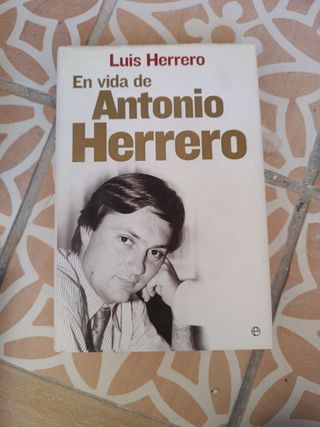 Libro En vida de Antonio Herrero