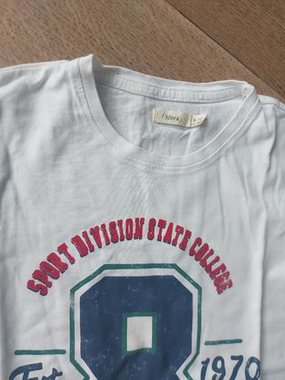 Camiseta niño manga larga Los Angeles, talla 9/10