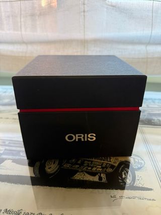 Oris BC3 Reloj Automático Negro y Plateado