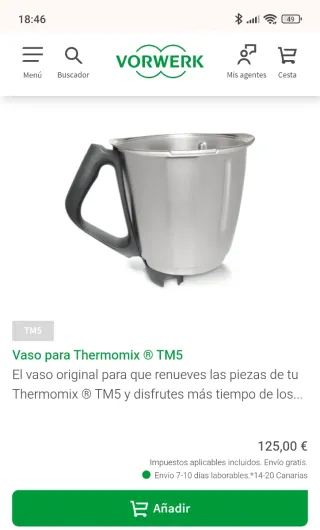 Vaso Thermomix TM6