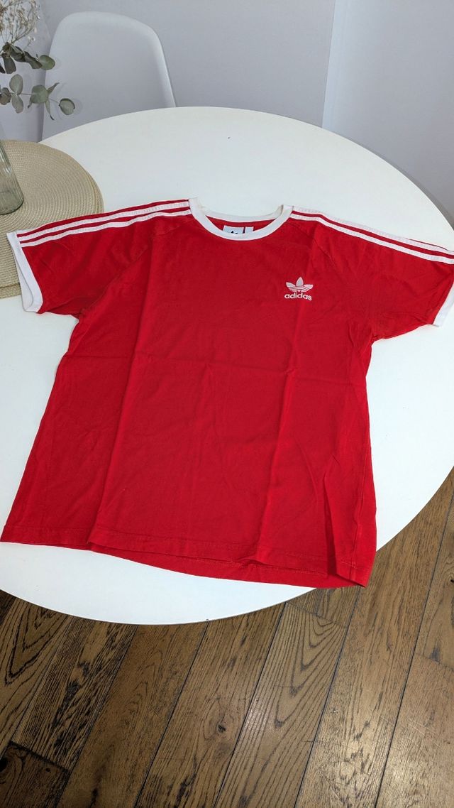 Camiseta Adidas Superstar Roja Talla L