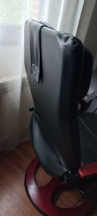 Silla escritorio de masaje reclinable y giratoria
