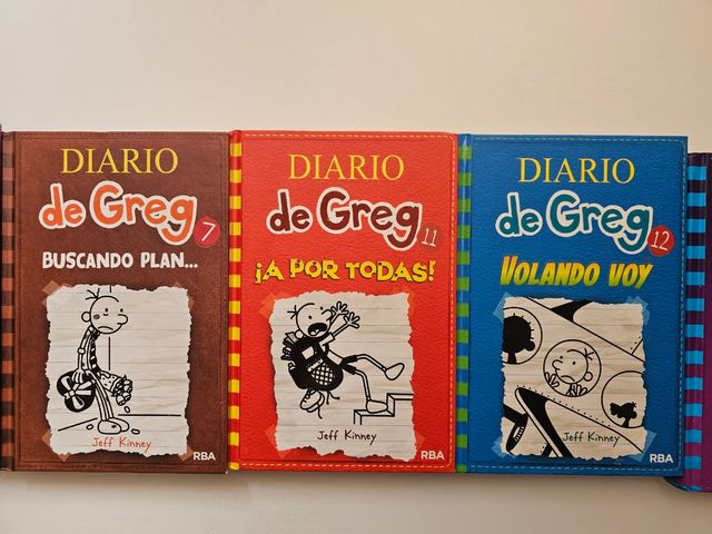Lote de libros "Diario de Greg"