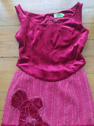 Conjunto Top y Falda Renato Nucci Rosa