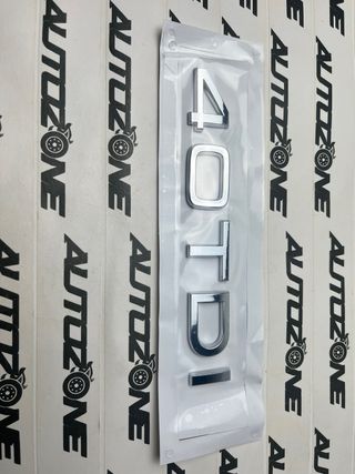 Emblema 40 TDI cromado para maletero de Audi