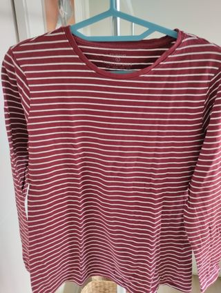 3 Camisetas de rayas Primark Talla L