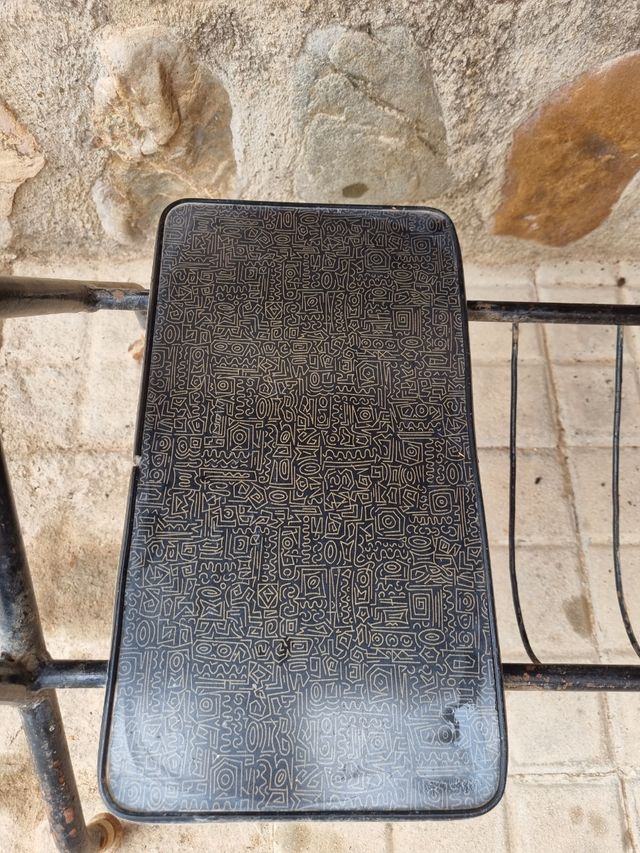 Mesa TV Años 50 Diseño Geométrico