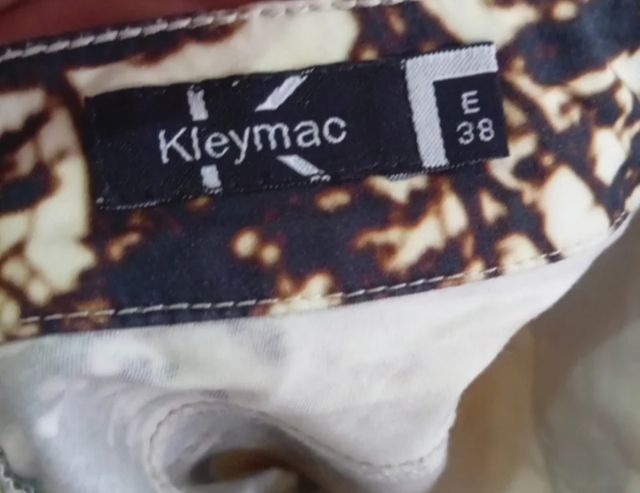 Pantalones Kleymac Beige y Marrón