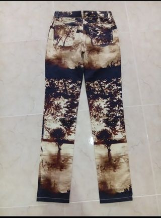 Pantalones Kleymac Beige y Marrón