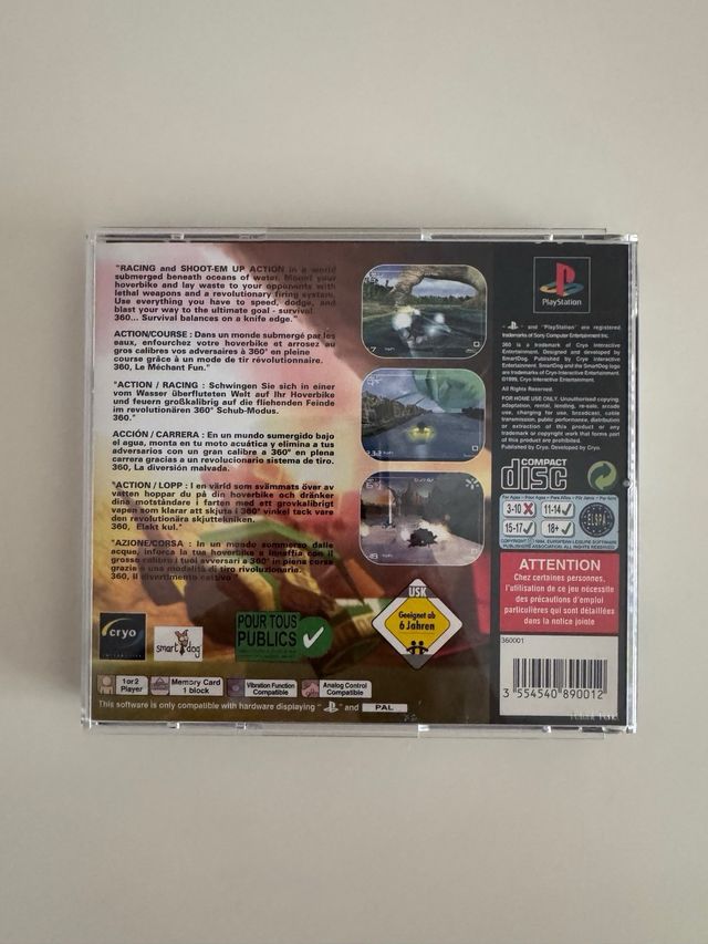 Juego 360 Three Sixty PS1 (Playstation 1)