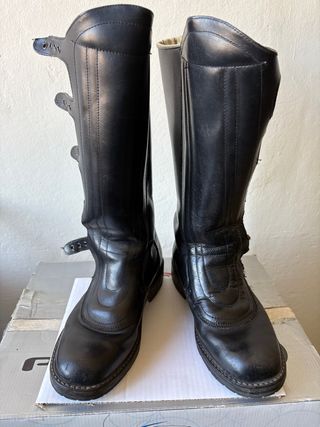 Stivali Moto Pelle Neri Tg. 42