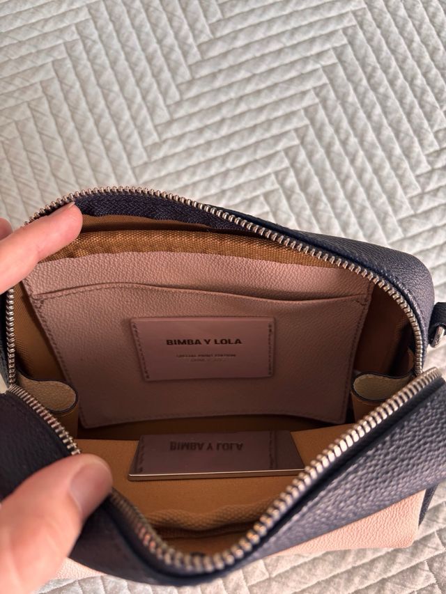 Bolso Bimba y Lola azul marino y Rosa