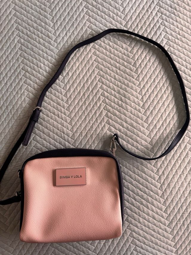 Bolso Bimba y Lola azul marino y Rosa