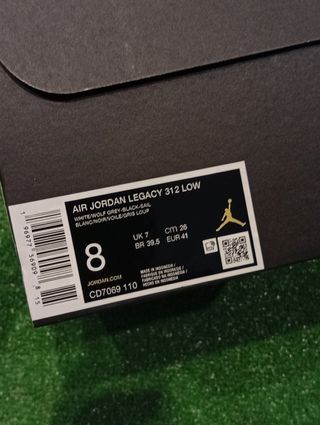 Jordan Legacy 312 Low Blancas Nuevas