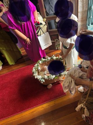 Carrito para bebe de ratán Zara Home