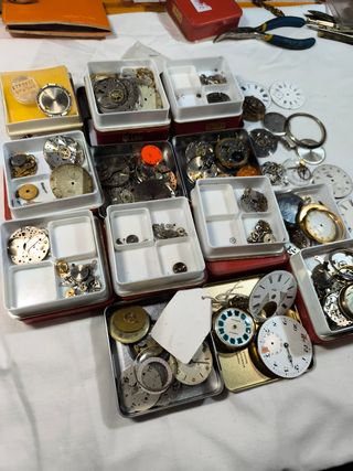 Lote piezas y recambios de relojes