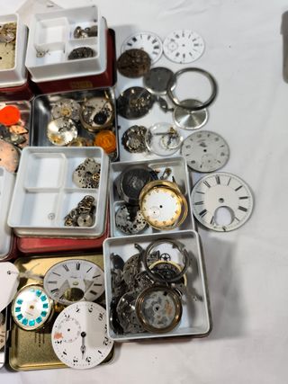 Lote piezas y recambios de relojes