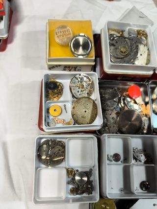Lote piezas y recambios de relojes