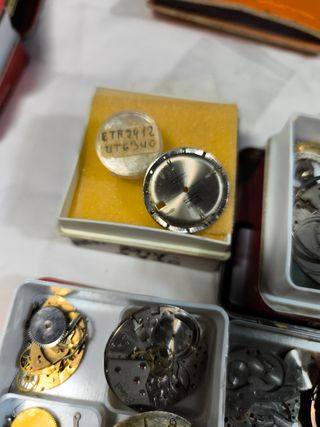 Lote piezas y recambios de relojes