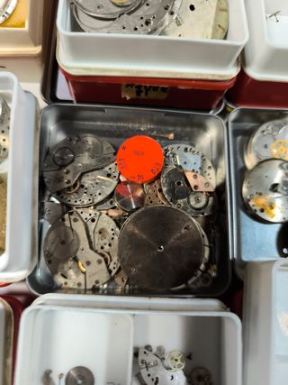 Lote piezas y recambios de relojes