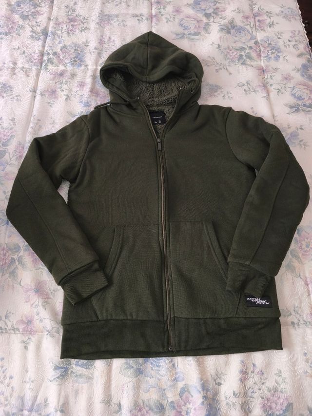 Sudadera verde polar Talla XS
