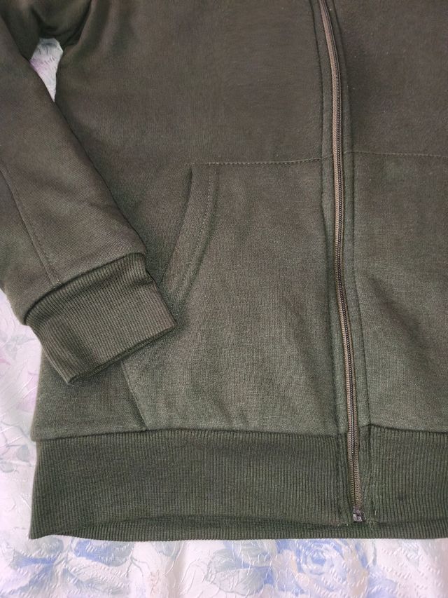 Sudadera verde polar Talla XS