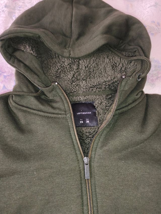 Sudadera verde polar Talla XS
