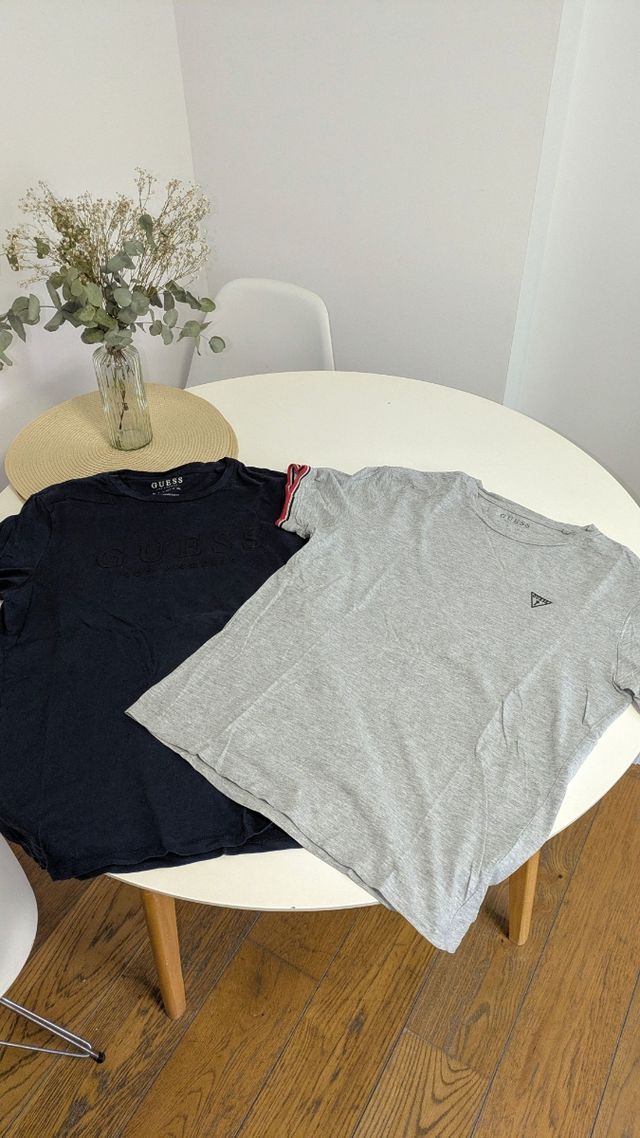 Pack 2 Camisetas Guess Negra y Gris