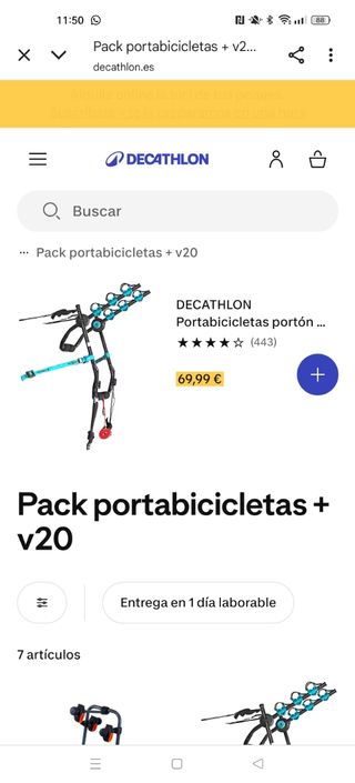 Portabicicletas B.Twin