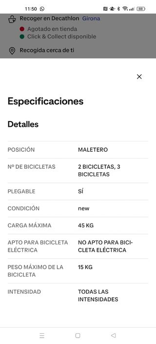 Portabicicletas B.Twin