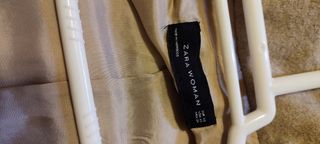 Abrigo paño Zara beige