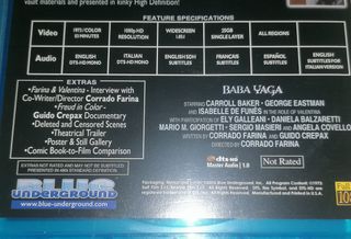 Baba Yaga Blu-ray Underground