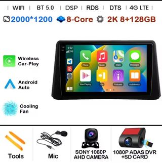 Pantalla Android Auto/CarPlay Opel Mokka 2014-2016