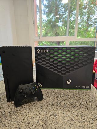 Xbox Series X 1tb, poquísimo uso