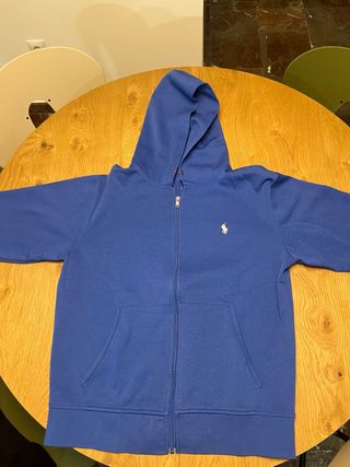 Sudadera Polo Ralph Lauren azul con cremallera