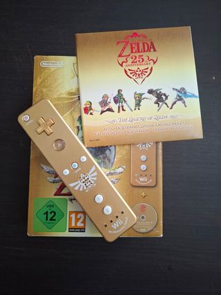 Mando Wii The Legend of Zelda Dorado