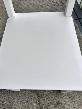 Juego de 2 sillas blancas