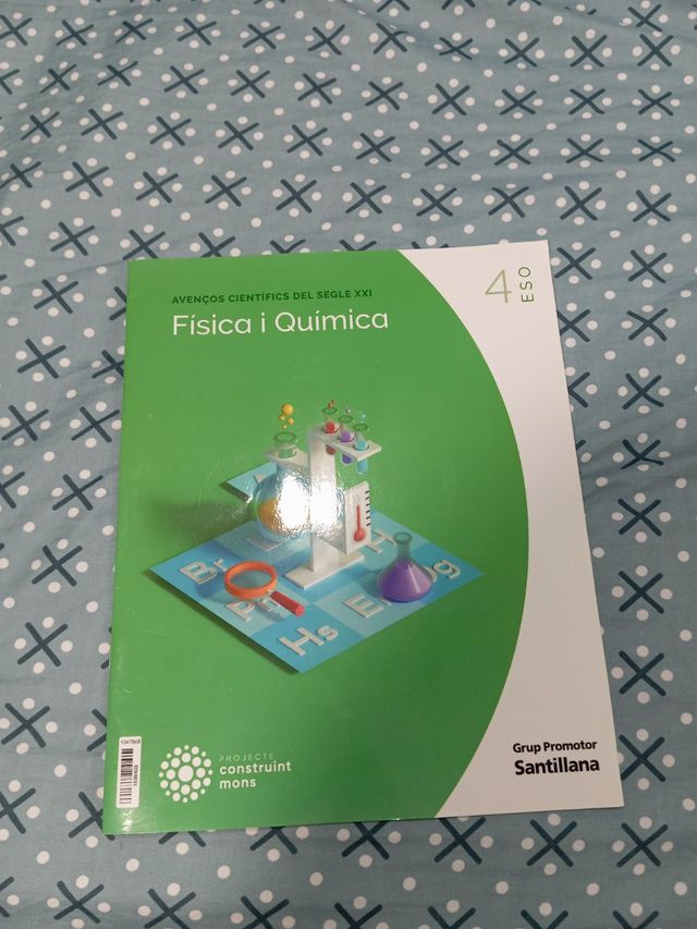 Libro Santillana física y química fino