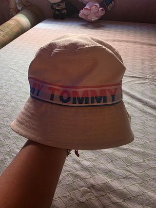 Cappello pescatore Tommy Hilfiger beige