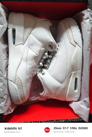 Air Jordan 3 Retro Pure Money Blancas