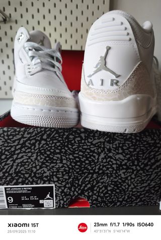Air Jordan 3 Retro Pure Money Blancas