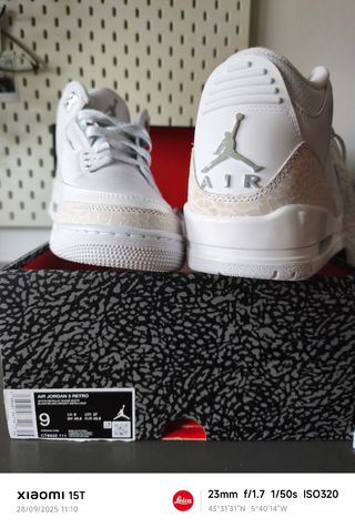 Air Jordan 3 Retro Pure Money Blancas