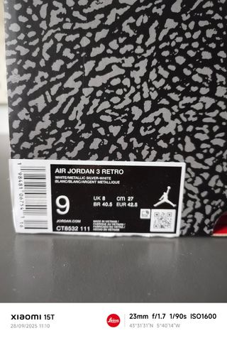 Air Jordan 3 Retro Pure Money Blancas