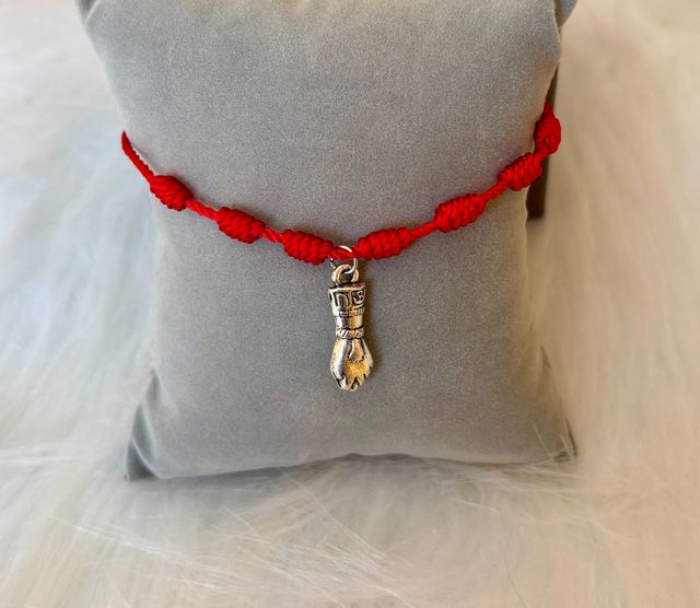 Pulsera 7 Nudos con amuleto Protección y Suerte