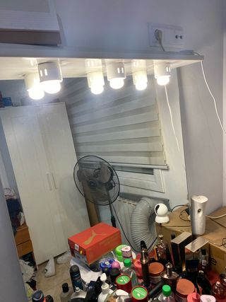 Espejo con luces