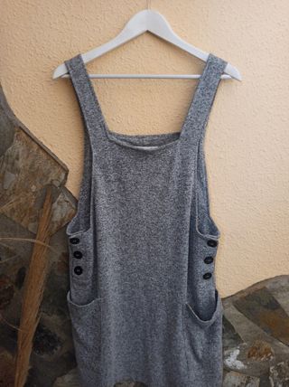 Vestido pichi gris Lefties invierno