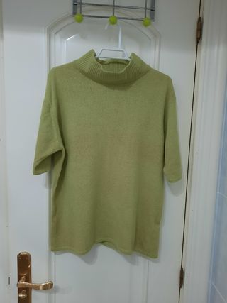 Jersey angora cuello alto Corte Inglés T.48